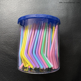 Embouts de seringues dentaires jetables colorés, paquet de bouteilles de 250 pièces