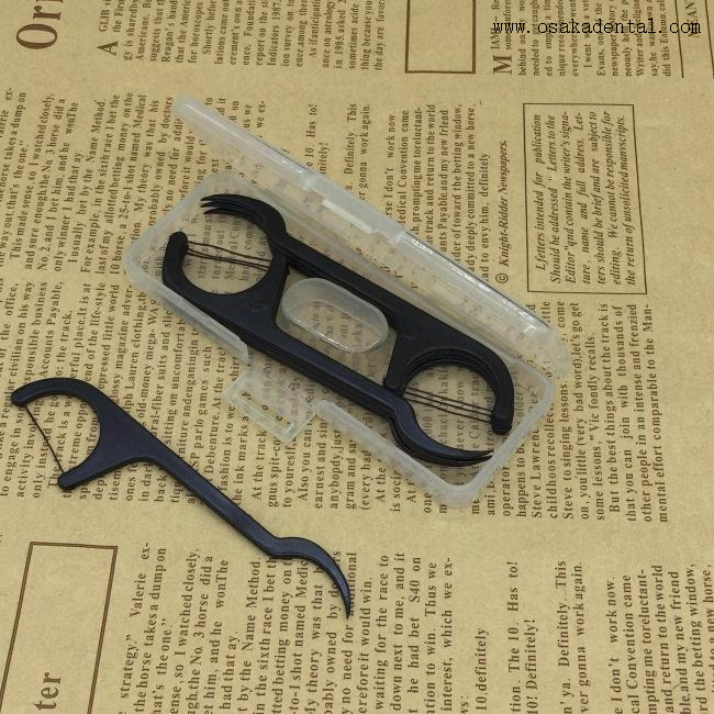 Fil dentaire en nylon polymère pour le nettoyage des dents
