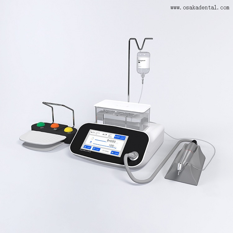 Groupe motopropulseur de moteur électrique dentaire sans balais, pas besoin de connexion avec un fauteuil dentaire