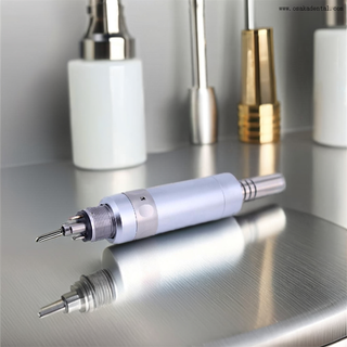 Moteur pneumatique dentaire avec fibre optique 6 trous