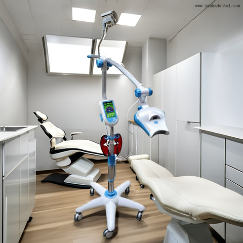 Appareil de blanchiment dentaire avancé pour un nettoyage et un éclaircissement professionnels des dents dans des environnements cliniques modernes
