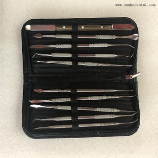 Équipement de laboratoire dentaire couteaux de gravure dentaires dix recueille