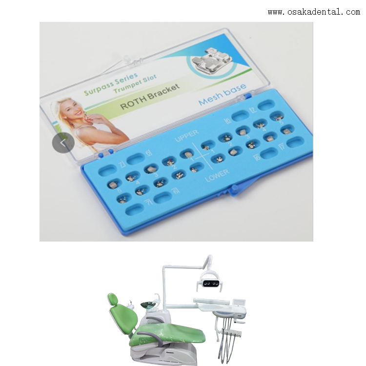 Support métallique collable/support orthodontique/dentier orthodontique/support orthodontique dentaire avec support collable en métal