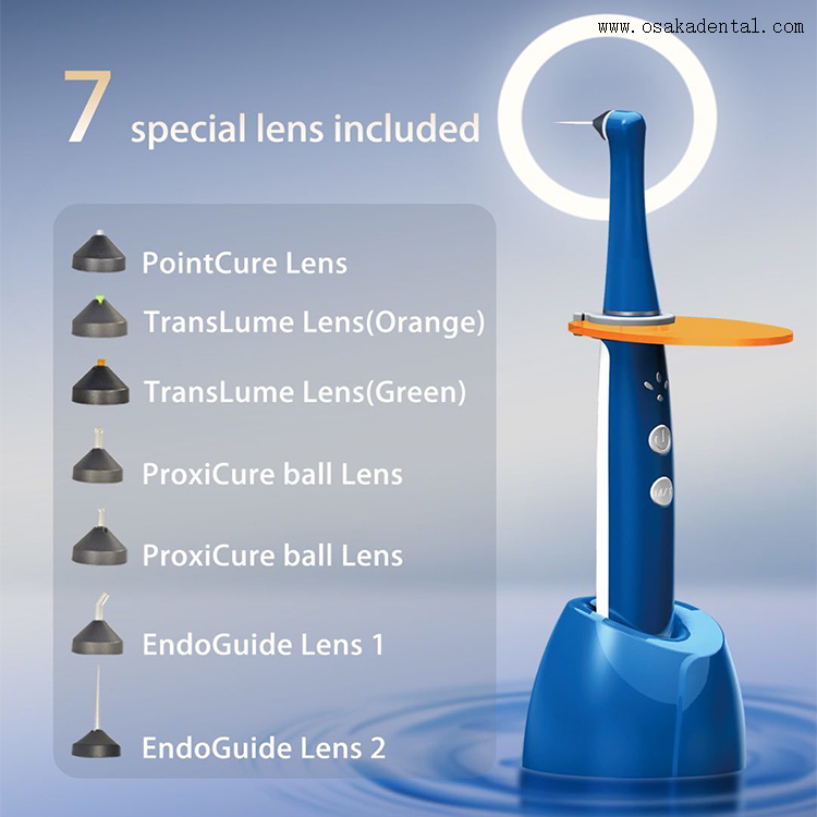 Lampe à polymériser dentaire d'une seconde