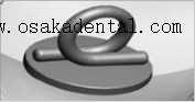 Support orthodontique dentaire, œillets à liaison directe ronds