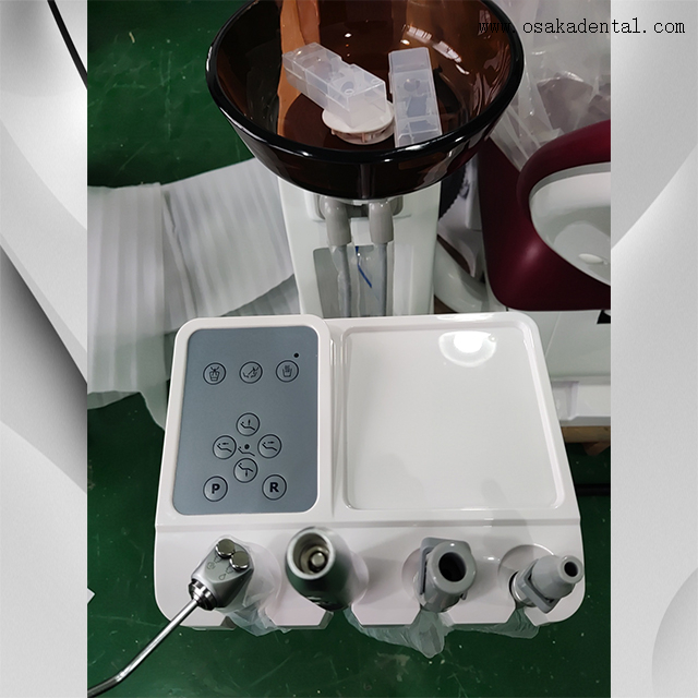 Fauteuil dentaire portable hydraulique avec moniteur