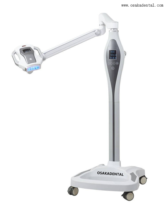 Lampe de blanchiment des dents Mobie à 10 LED de couleur bleue avec roue