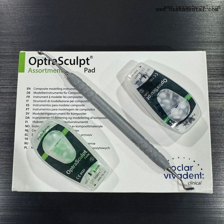 Kit d'assortiment de tampons dentaires OptraSculpt avec instrument