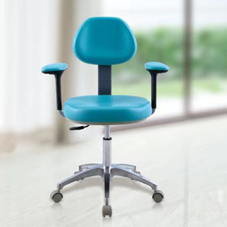 Tabouret de dentiste à deux bras avec dossier 