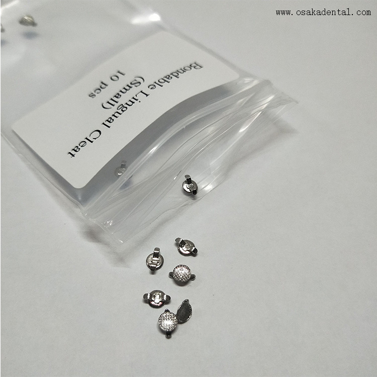 Accessoires orthodontiques dentaires, taquet lingual collé dentaire