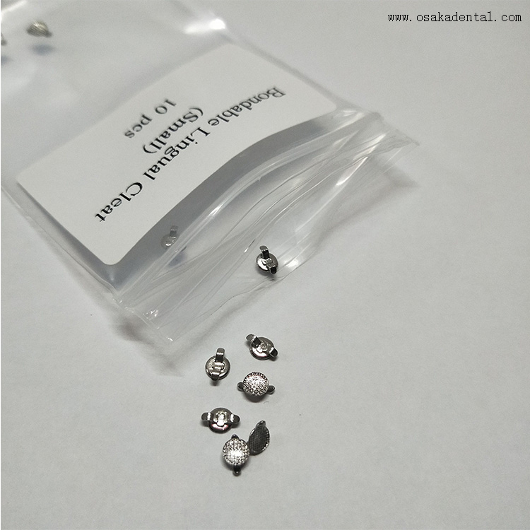 Accessoires orthodontiques dentaires, taquet lingual collé dentaire