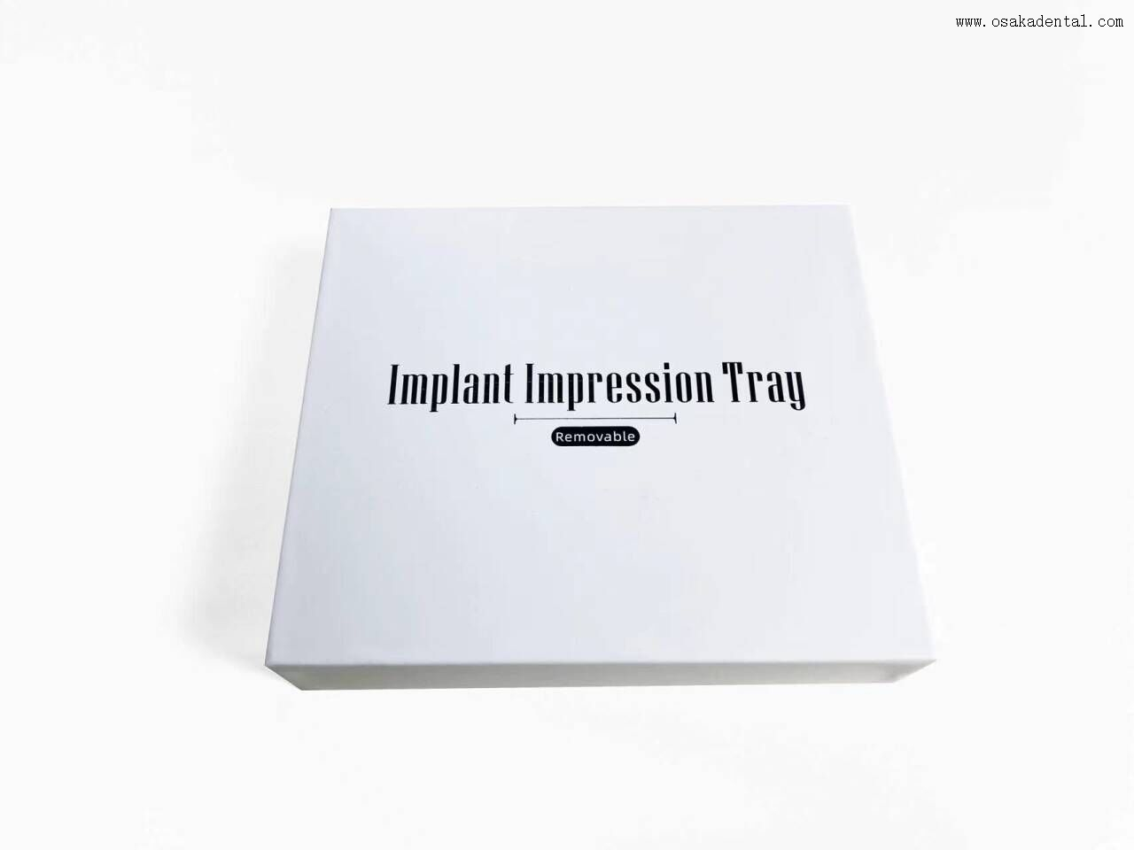 Plateaux d'impression professionnels pour implants dentaires, en boîte, fabriqués avec des plateaux d'impression en acier inoxydable de haute qualité