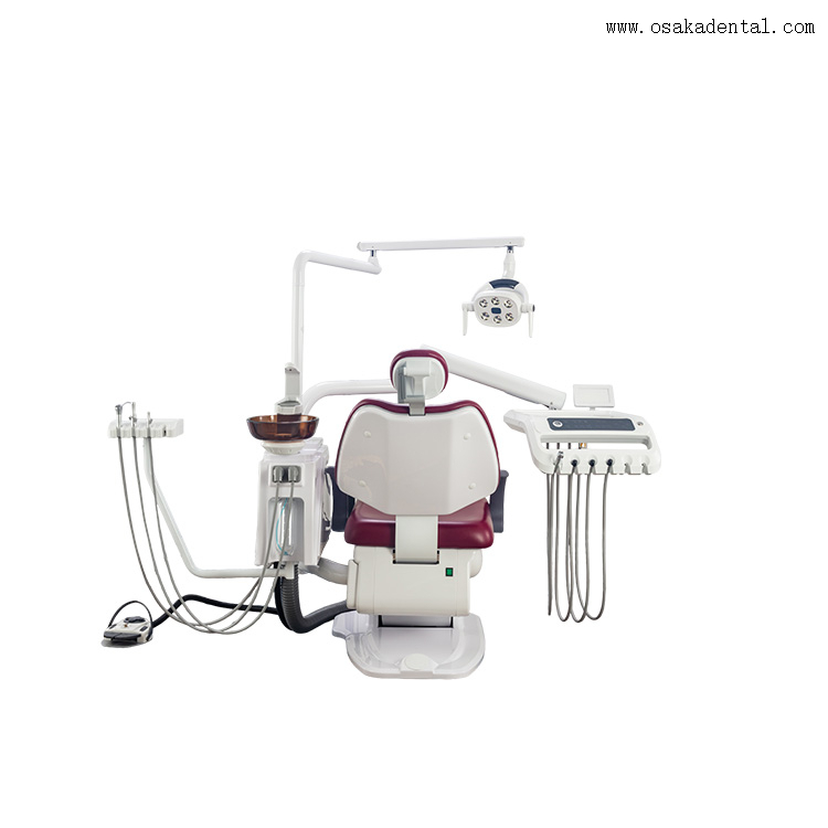 Nouveau fauteuil dentaire de plateau d'instrument de type tactile de conception avec 9 mémoires