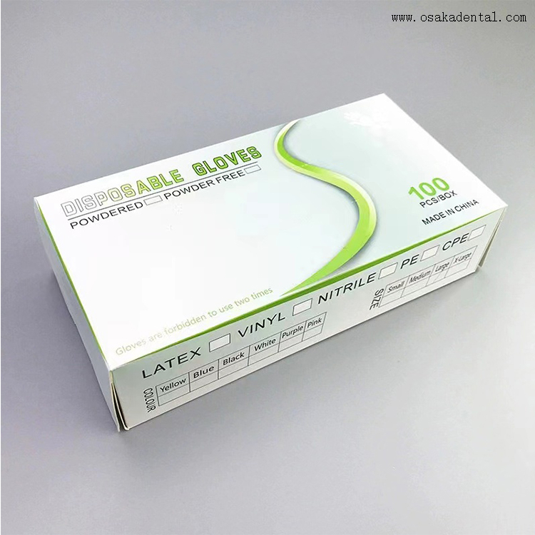 Gants jetables en nitrile ou gants en caoutchouc