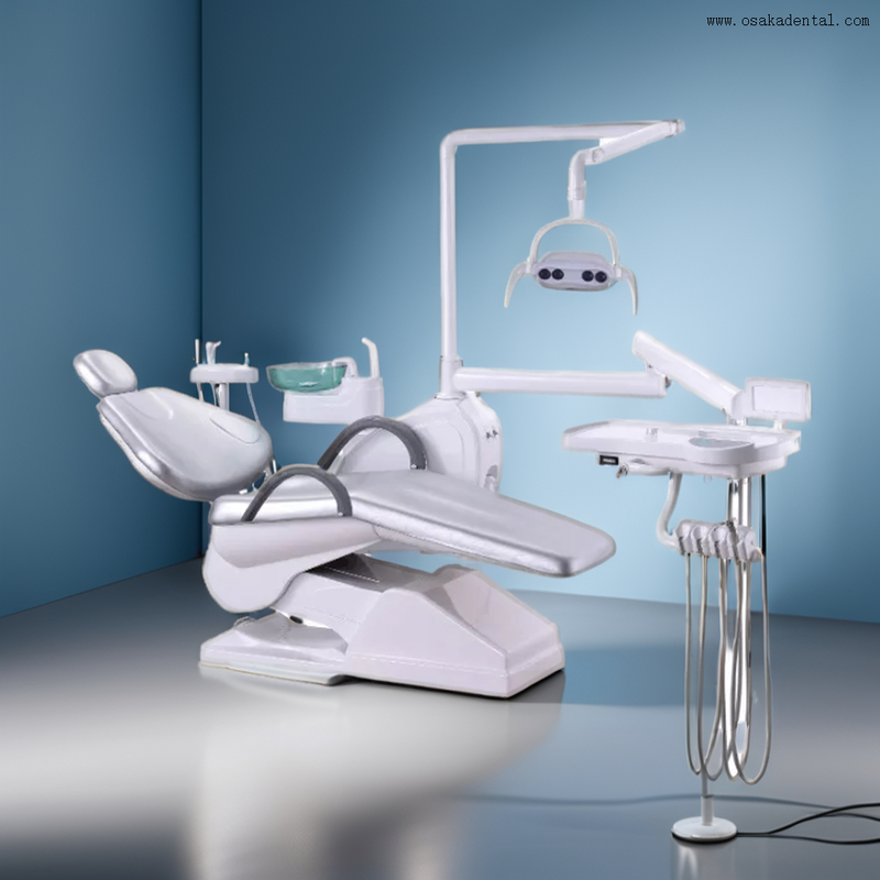 Unité de fauteuil dentaire avec lampe LED