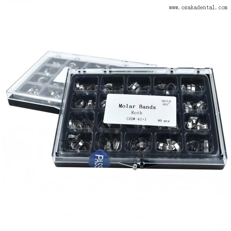 Bande molaire orthodontique dentaire