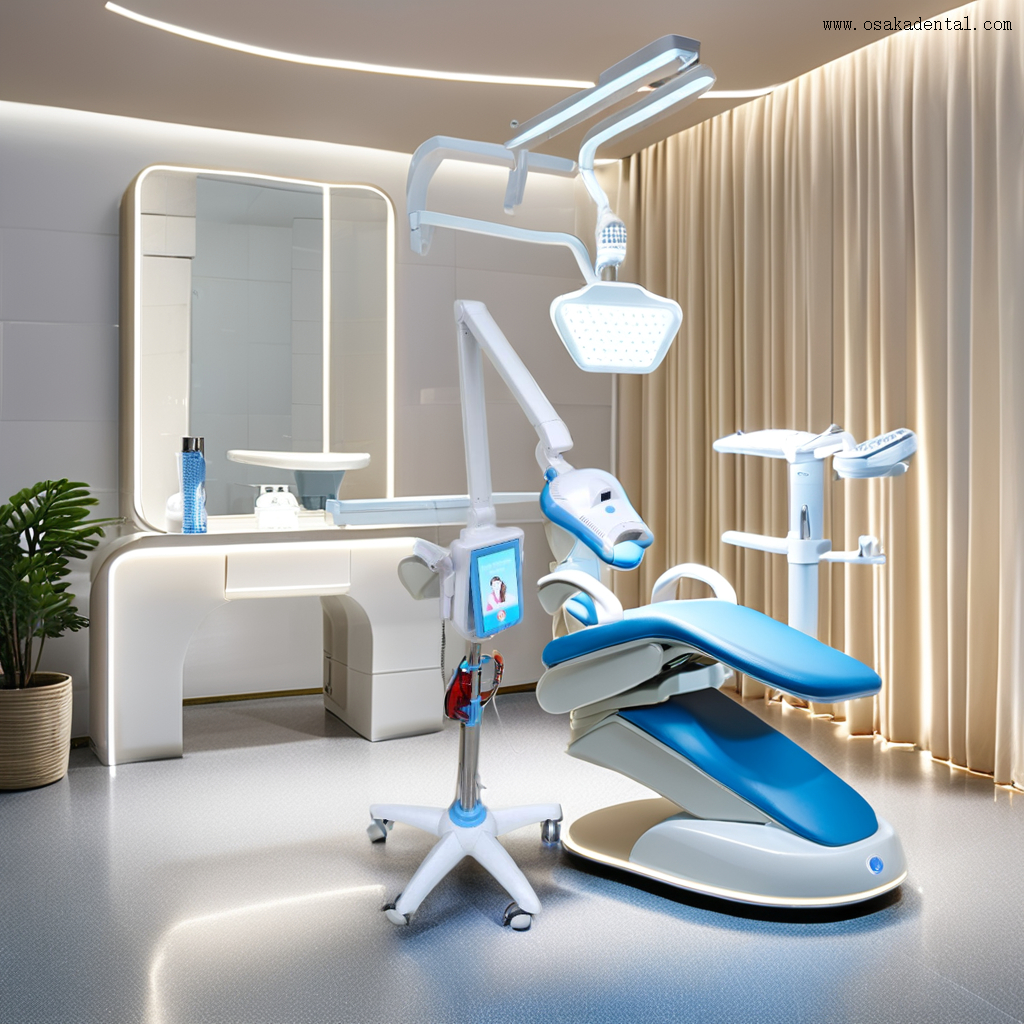 Appareil de blanchiment dentaire avancé pour un nettoyage et un éclaircissement professionnels des dents dans des environnements cliniques modernes