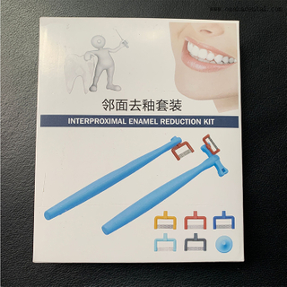 Kit de réduction d'émail interproximal dentaire jetable