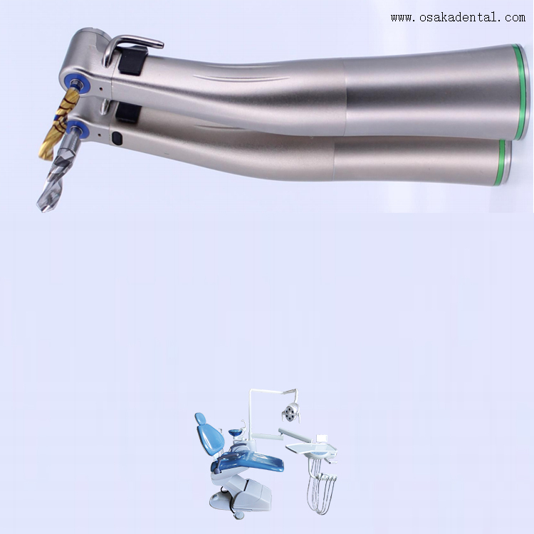 Pièce à main dentaire 20:1 Implant Fibre optique contre-angle Corps en titane