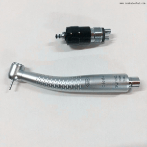 Pièce à main dentaire haute vitesse à bouton-poussoir à 5 LED