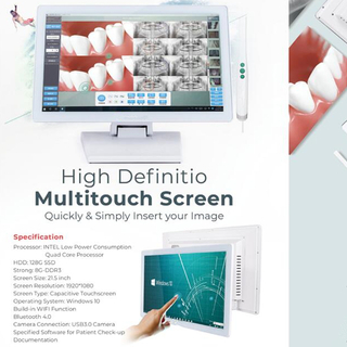 Écran tactile Caméra intra-orale dentaire et moniteur avec wifi
