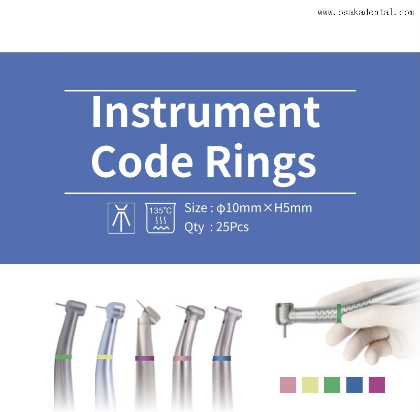 Anneaux de code d'instrument pour pièce à main dentaire 10 mm * 5 mm