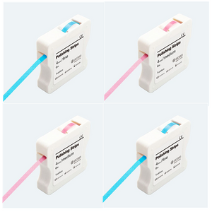 Bandes de polissage dentaire en résine transparente