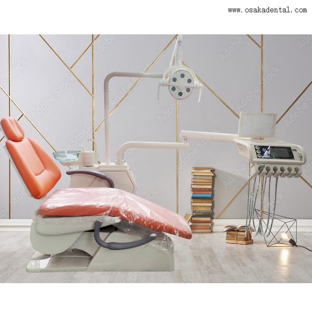 Chaise dentaire économique hydraulique avec lumière