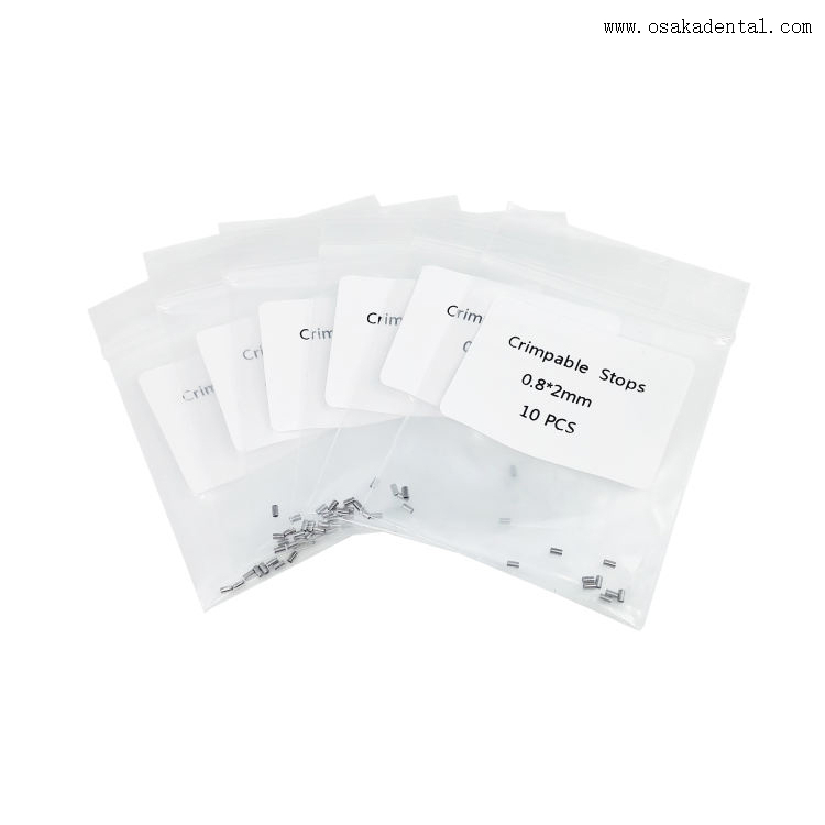 Accessoires orthodontiques dentaires, mini butées à sertir