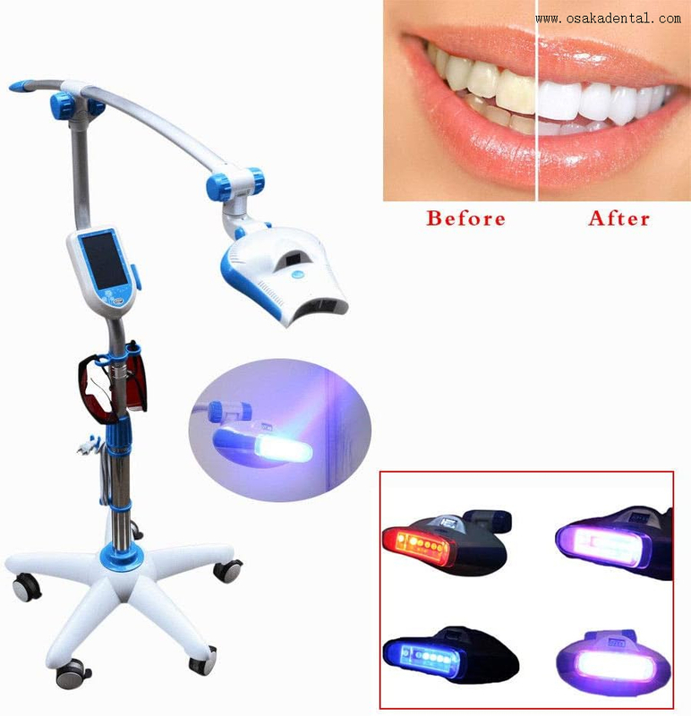 Lampe de blanchiment des dents Mobie avec écran de 5 pouces avec roue