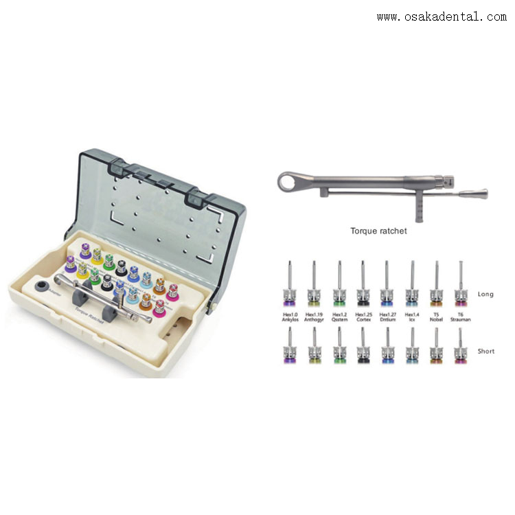 Kits d'outils de moteur d'implant dentaire de Type B1, kits d'outils de restauration d'implant dentaire