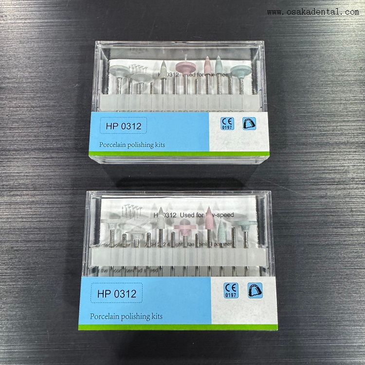 Kit de polissage dentaire HP 0312 pour pièce à main basse vitesse
