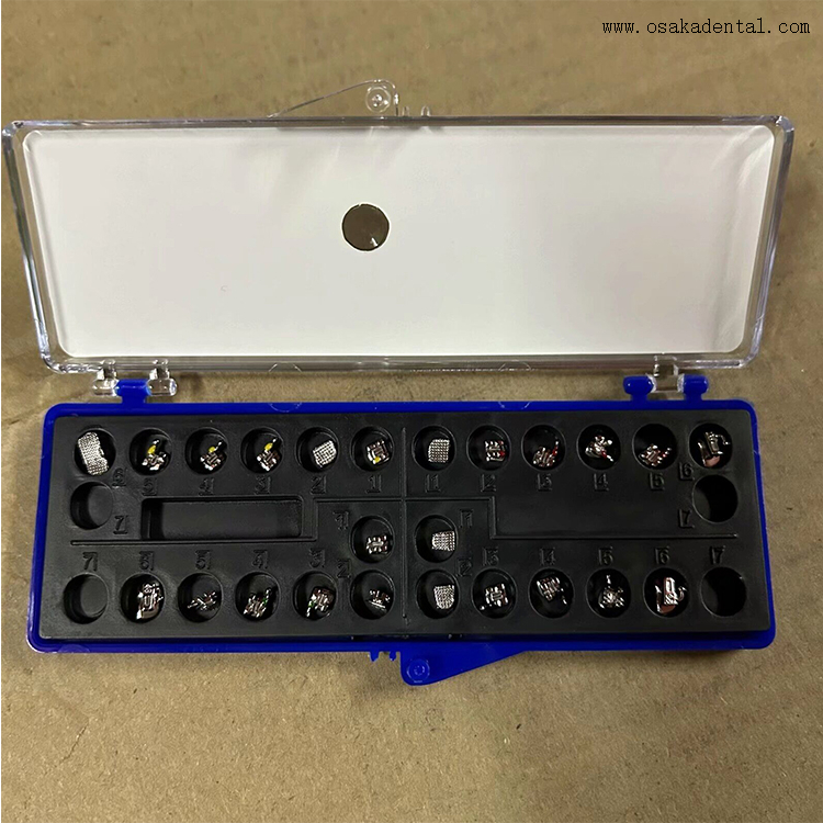 Chaîne de puissance Ligature cravate Niti Archwire bandes molaires Tube Buccal ensemble de supports orthodontiques