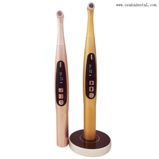 Lampe à polymériser dentaire d'une seconde avec tête métallique