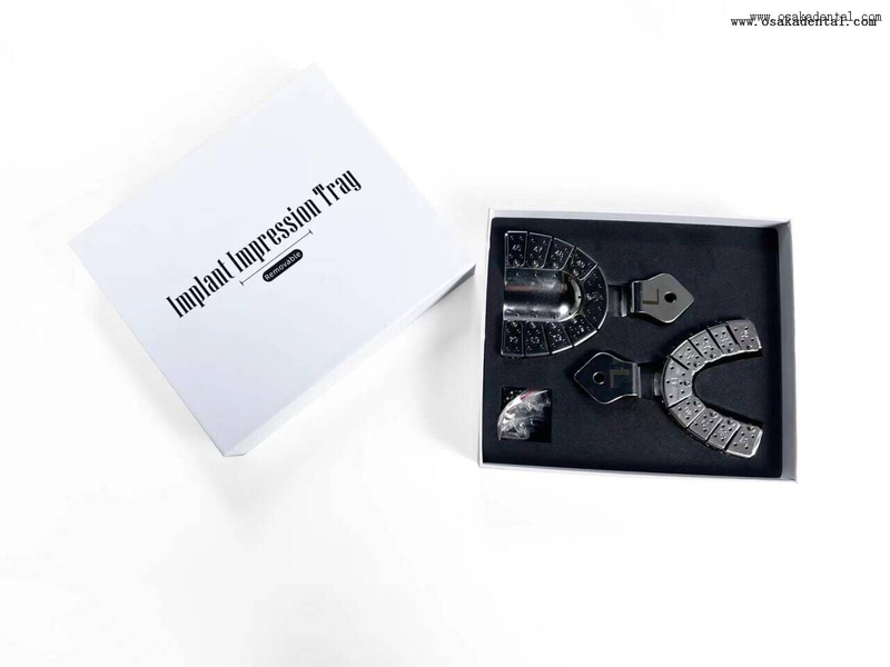 Plateau d'empreinte en acier inoxydable pour implant dentaire