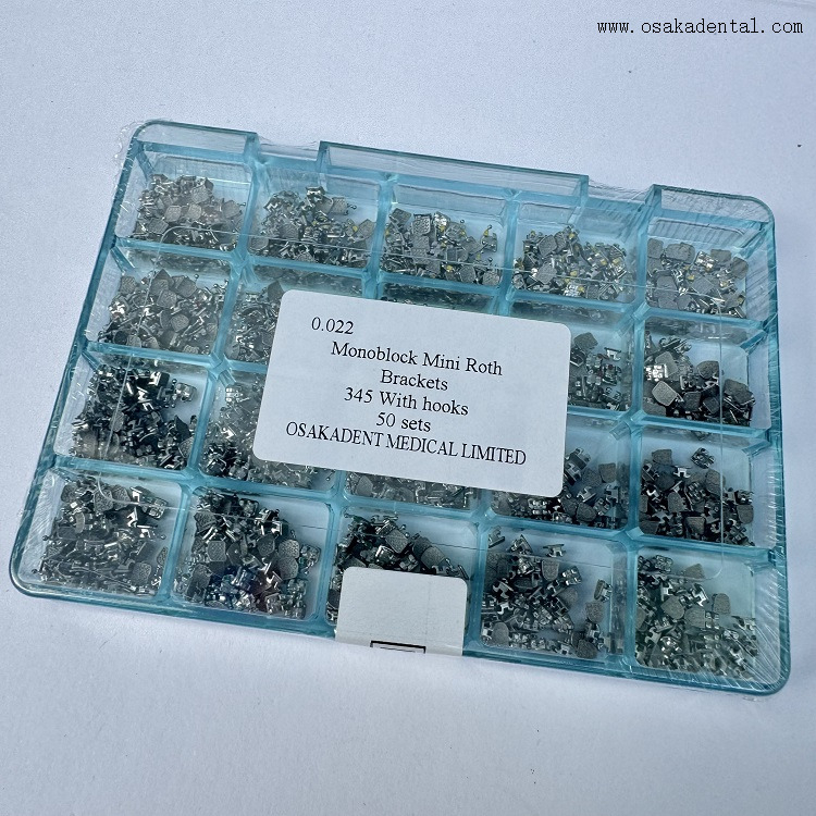 Monobloc ortho dentaire/support collable 50 ensemble/boîte