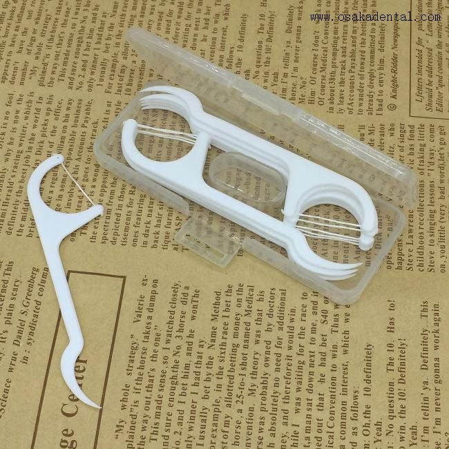 Fil dentaire en nylon polymère pour le nettoyage des dents