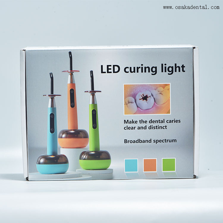 Lampe à polymériser dentaire à large spectre de conception de lumière bleue