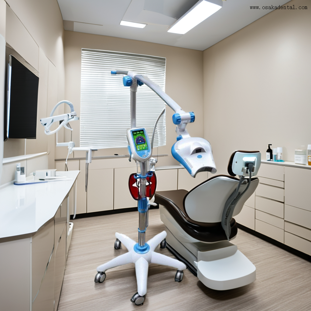 Appareil de blanchiment dentaire avancé pour un nettoyage et un éclaircissement professionnels des dents dans des environnements cliniques modernes
