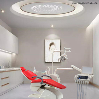 Chaises d'hygiène dentaire avec lampe à LED pour clinique