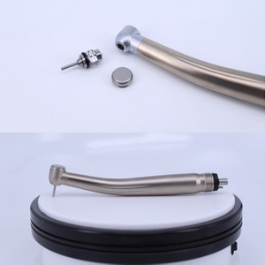 Pièce à main dentaire à grande vitesse de bouton poussoir de tête standard anti-rétraction