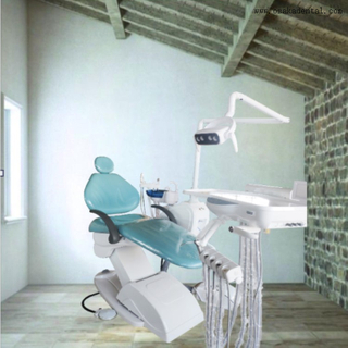 Chaise dentaire avec lampe LED // Chaise dentaire économique