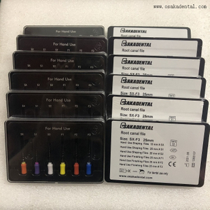 Fichiers rotatifs dentaires Niti, fichiers endodontiques à usage manuel, OSA-F151AA-H