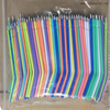 Embouts de seringue d'eau d'air colorés en plastique jetable dentaire