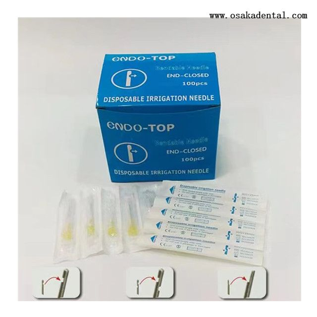 Aiguille d'irrigation Endo dentaire jetable