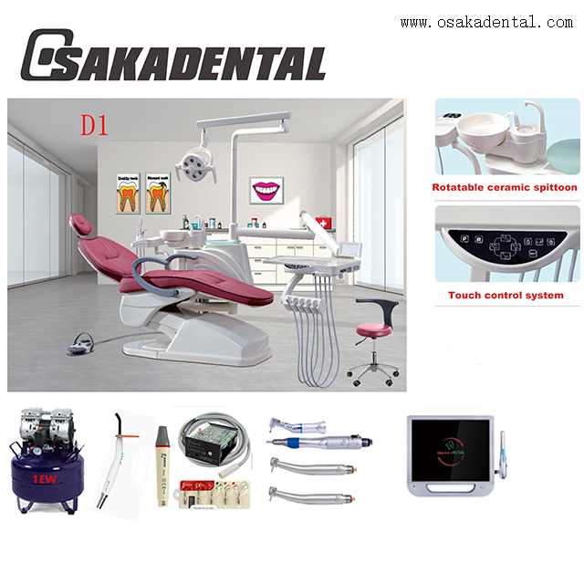 Armoire médicale de cabinet dentaire d'acier inoxydable de ventes chaudes avec le type de poignée