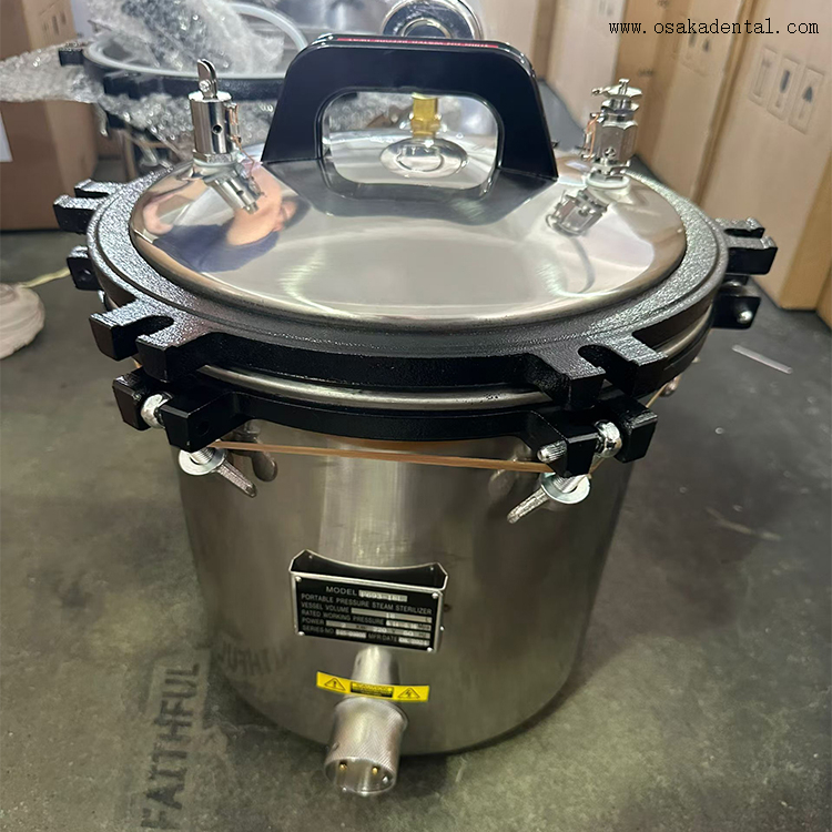 Stérilisateur dentaire à structure entièrement en acier inoxydable