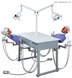 Simulation pour 2 étudiants avec établi de taille 1200*700*800mm