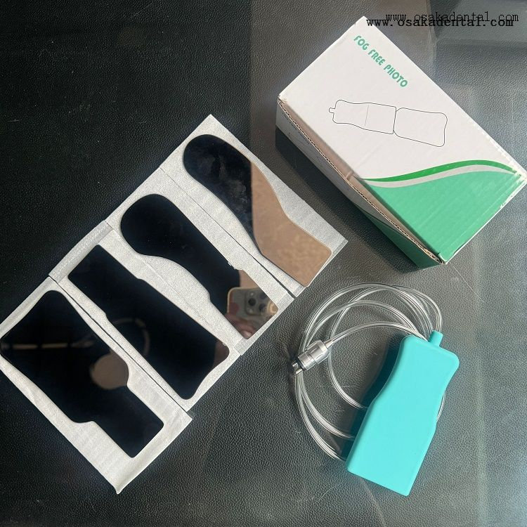 Miroir dentaire en acier inoxydable, stérilisable à haute température, en Silicone, sans brouillard, Photo, OSA-E11-F2404