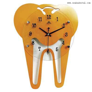Horloge en forme de dents dentaires pour clinique dentaire